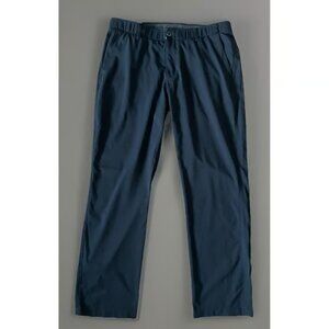 Under Armour Golf Pants Stretch Performance Casual Logo Black Men's 38x32